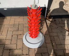Home brew beer bottle drying rack