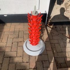 Home brew beer bottle drying rack
