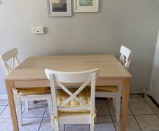 Kitchen Table & 4 IKEA Chairs