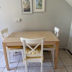 Kitchen Table & 4 IKEA Chairs