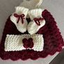 crochet baby dress headband and little socks Image 3