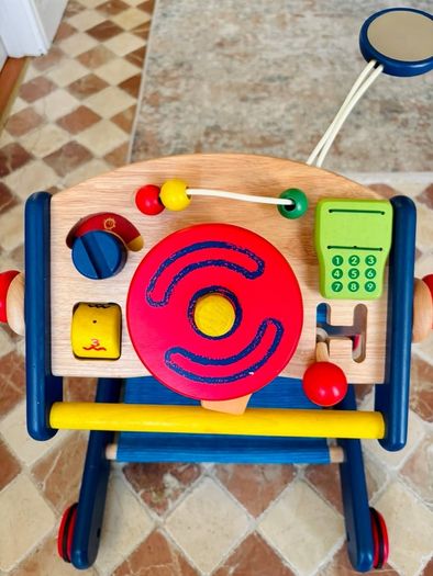 Car Wooden Baby Walker