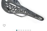 Psyclops Carbon Fibre Pattern Edition | Bike Seat | Bicycle Saddle | Road | Mountain | MTB | BMX | Commuter | Light Weight | Grey &amp; Black | Spyder Web