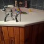 Corner bath with Panelling and Avondale Taps Image 8
