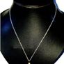 Vintage Hallmarked Silver Filigree Heart Necklace Image 5