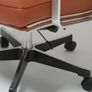 Vintage Tan Leather Swivel Office Chair Mondo by Karl-Erik Ekselius for JOC, 1960s. Image 9
