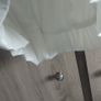 Daisy mini dress  puff style with crystals aplication size 6-8 Image 2