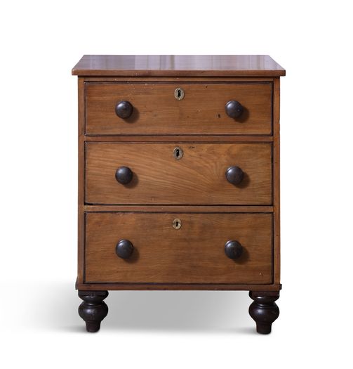 A Neat-size Chest Of Drawers, 19th Century,