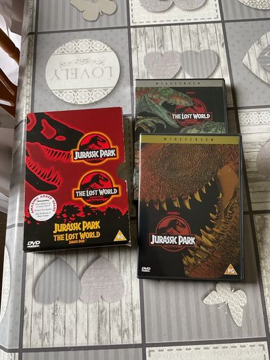 Jurassic Park DVD set.
