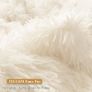 Fluffy Stuffed Animal Storage Bean Bag Chair Cover(No Filler), Faux Fur Washable Ultra Soft Bean Bag Cover for Plush Toys or Textile,Plush Shaggy Large Beanbag for Adults Kids Teens, Beige Image 4