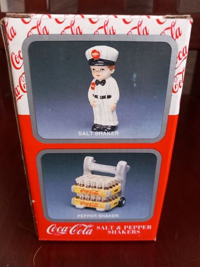 Vintage Coca cola Salt and Pepper Shakers