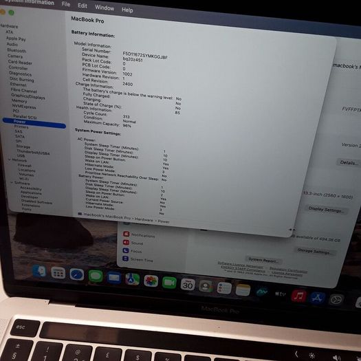Apple MacBook Pro 13-inch M1 (2020) | 8GB RAM | 500GB SSD | 96% Battery