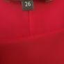 Plus size wedding  guest  dress in coral . Image 2