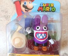Nintendo 2026 Super Mario - Nabbit Figure with Bag 10cm NEW
