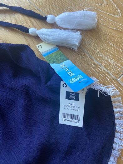 Brand New Ladies Navy Playsuit Size Large