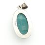 Vintage 925 Sterling Silver & Amazonite Pendant Image 4