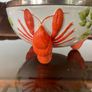Antique WMF Lobster and Seaweed Silver Plated Trim Porcelain Round Serving Bowl 1920s Image 2