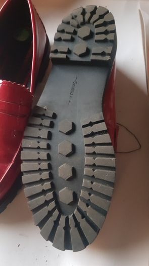 Red Bershka Loafers Size 4