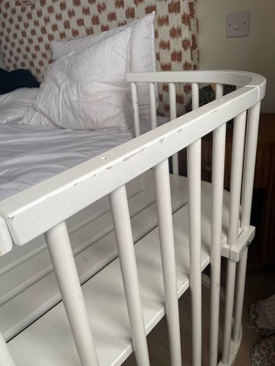 Babybay Maxi Co Sleeper - White Varnished