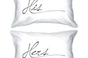 His and Hers Matching Pillowcases