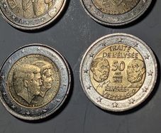 4 x 2 Euro Collectable coins