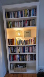 Wood bookshelf