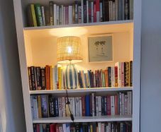 Wood bookshelf