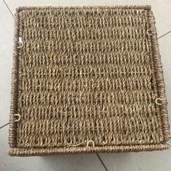 rattan storage basket