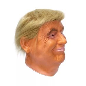Trump Latex Animal full Head face human Mask for Mask Festival Halloween Easter Costume Party cosplay (Donald Trump)