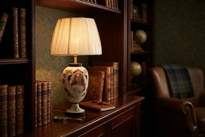Table Lamp Elegant Vintage Style (61cm) unique