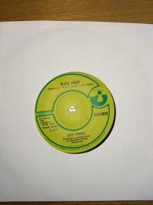 Deep Purple Black Night / Speed King 7" vinyl
