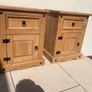 Bedside Lockers x 2 - Pine Image 3