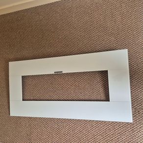 White glass frame for mini zara ezee glow electric fire 42"