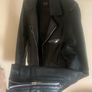 ladies black leather jacket Image 2