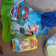 Swim nappies and towel