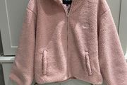 French trendy designer brand Each Other Paris dusty pink teddy bear Jacket with hood BRAND NEW WITH TAGS