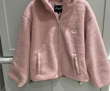 French trendy designer brand Each Other Paris dusty pink teddy bear Jacket with hood BRAND NEW WITH TAGS
