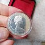 1974 Canada Silver One Dollar Coin Image 3