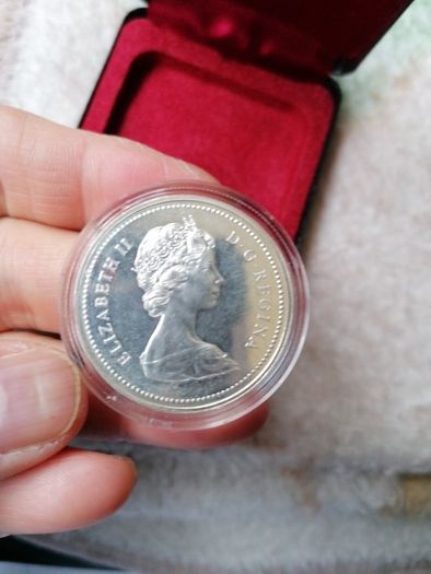 1974 Canada Silver One Dollar Coin