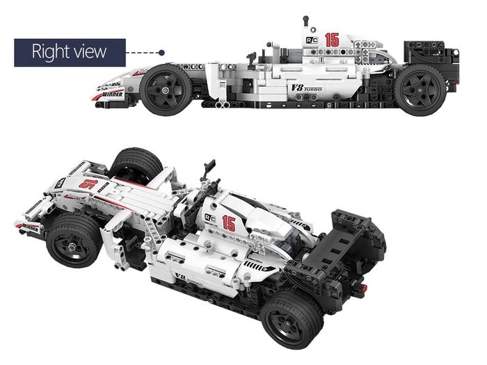729pcs City Racing Car Remote Control Technic RC Car Electric truck Building Blocks bricks Toys Lego Style