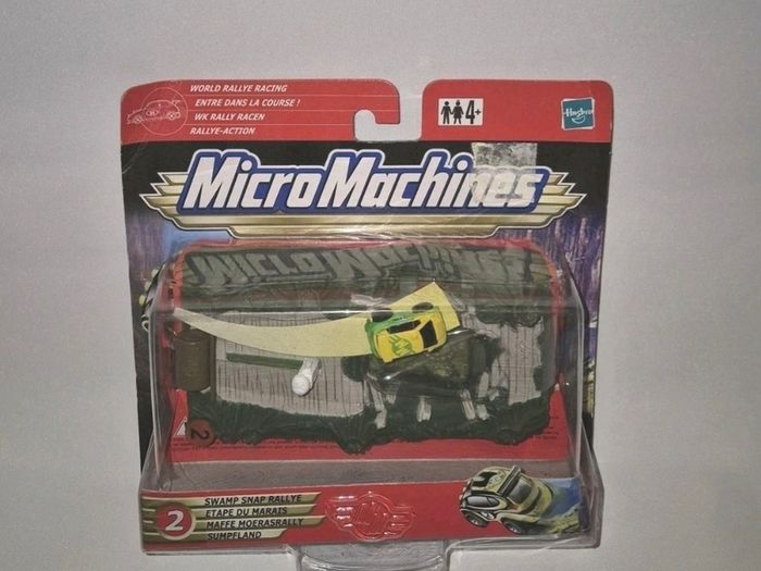Micro Machines Swamp Snap Rallye Sumpfland #2 HASBRO 2001 Krokodil World Rallye