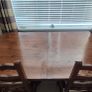Solid Oak Extendable Dining Table, x6 Chairs Image 4