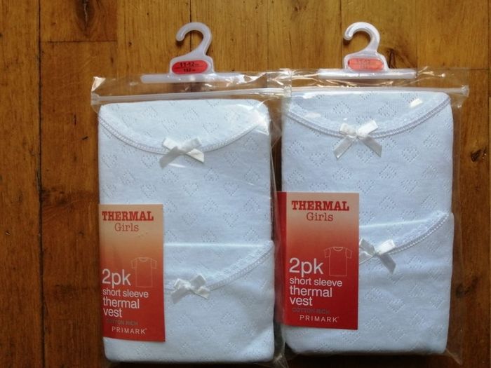 Girls thermal vests