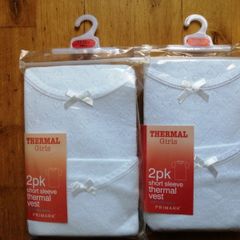 Girls thermal vests