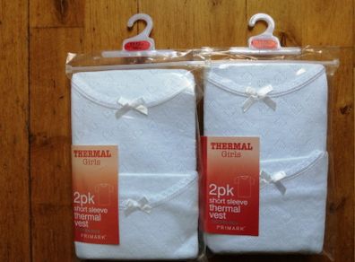Girls thermal vests