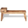 Bench with Drawer Solid Mango Wood 120x36x60 cm Image 6