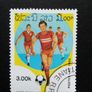 Laos 1986 World Cup (Mexico) vintage stamps set issue Image 3