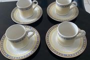 Villeroy and Boch  coffee cups and saucers