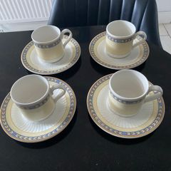 Villeroy and Boch  coffee cups and saucers