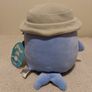 Squishmallows Samir the Blue Whale with Bucket Hat,  NEW WITH TAGS Image 6
